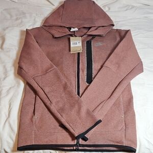 Nike Heathered Pink Full-Zip Hoodie